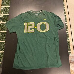 *Vintage/Rare* Oregon Ducks 2010 12 - 0 T-shirt size XL